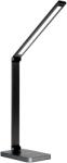 Fellowes Lampă de masă LED Platinet PDL888B, 10W, reglabilă, încărcare wireless, port USB, neagră (PLADLL888N)