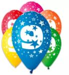 Godan Színes számos lufi 5 darabos - 9 (GS110/9) - jateknet