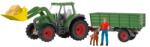 Schleich Figurina Schleich Farm World tractor with trailer (42608) Figurina