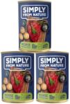 Simply from Nature Hrana umeda pentru caini, carne de cal si cartofi 3 x 400 g