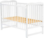 Qmini Patut din Lemn de Pin Qmini Agata 120x60cm Alb (QMAGA03AL)