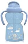 Lorelli Biberon Lorelli Sport cu Pai si Manere 325ml Animalute Blue (1020077 0001)