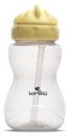 Lorelli Biberon Lorelli Sport cu Pai Moale si Flexibil Capac de Protectie Rotativ 275ml Yellow Grey (1020033 0006)
