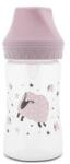 Lorelli Biberon cu Gat Larg Lorelli Tetina Moale din Silicon 0 Luni+ 250Ml My Friend Mellow Rose (1020084 0005)