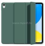 Gigapack IPAD 11 (2025) / 10.9 (2022) GIGAPACK Tok álló, bőr hatású aktív FLIP, asztali tartó, SÖTÉTZÖLD (GP-133347) (GP-133347)