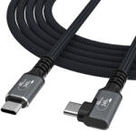 Wozinsky WPS1-UY41S USB-C Thunderbolt 4 240W Angled Cable 1.5m 4K - Black