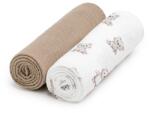 T-TOMI BIO Muslin Diapers mosható pelenkák Teddy 65x65 cm 2 db