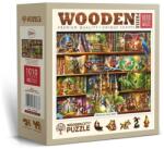 Wooden City 1010 db-os fa puzzle - Mesés könyvespolc (NB0818-XL) (NB0818-XL)