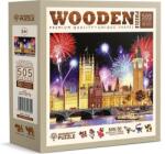 Wooden City 505 db-os fa puzzle - London éjjel (NB505-0006-L) (NB505-0006-L)