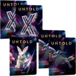 Herlitz füzet, A4, 80 lap 70g/nm, Lekerekített sarkok, The Magic of Untold mintázat, 5 db (9487610-5)