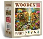 Wooden City 1010 db-os fa puzzle - Gombafalva (NB0819-XL) (NB0819-XL)