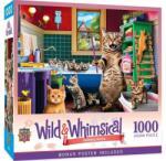 Masterpieces 1000 db-os puzzle - Wild & Whimsical - Bathtime Antics (72448) (72448)