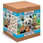 Wooden City 200 db-os fa puzzle - Üdvözlünk a dzsungelben! (NB200-0068-M) (NB200-0068-M)