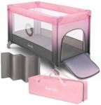 Lionelo Patut Pliant cu un Nivel si Intrare Laterala cu Fermoar Lionelo Stefi Pink Ombre (LO-STEFI _PINK_OMBRE)