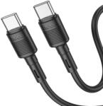 hoco. Cablu Date si Incarcare Hoco USB-C - USB-C X83 Victory 60W 1m Negru