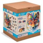 Wooden City 150 db-os fa puzzle - Misztikus róka (NB0094-M) (NB0094-M)