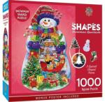 Masterpieces 1000 db-os puzzle - Shaped - Snowman Spectable (72444) (72444)