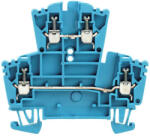 Weidmüller átmenő sorkapocs emeletes WDK 2.5 BL (0, 05-4mm2), 400V/24A, kék 1021580000 (1021580000)