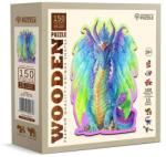 Wooden City 150 db-os fa puzzle - Varázslatos sárkány (HE0173-M) (HE0173-M)