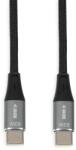 iBOX Cablu Date/Incarcare Ibox USB-C USB-C 2m Negru (5903968680640)