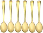 Pufo 6 db Pufo Ellegance kanál készlet kávéhoz, teához, desszerthez, acél, arany, 15 cm (Pufo3927)