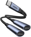 JOYROOM Cablu de date Joyroom SY-C03, USB-C tata la 2x USB-C mama, Putere 60W, Negru (057980)