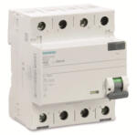 Siemens 5SV3344-6 FI-relé 40A 4P 30mA, A típus (5SV33446) - lumenet