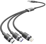 Vention USB 2.0 A - 3 az 1-ben 6 A kábelszellőztető CTRBG 1, 5 M (fekete) (INN-074180)