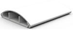 KOPOS Taposó csatorna 74x20mm fehér, LO 75 HD Kopos (2 fm/szál) (LO 75_HD) - lumenet