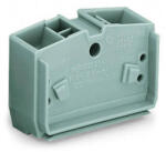 Wago 4 vezetékes, középső sorkapocs nyomógombok nélkül, szürke (264-351) (264-351)