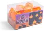 Family Halloween-i LED-es fényfüzér - tök - 12 LED - 2 x AA - 1, 65 m (56528B)