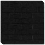 HOZRO 10 db-os HOZRO öntapadós 3D tapéta szett, téglautánzat modell, 5, 39 négyzetméter alapterületű, modern dizájn, nagyon könnyen felszerelhető, Fekete (TAPET5-10BUC)