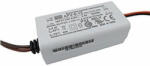 Mean Well Egykimenetes Mean Well LED tápegység, APV-8-12 , Vin: 90-264 VAC/127-370 VDC, Vout: 12 VDC / 0-0, 67 A, P: 8 W (APV-8-12)