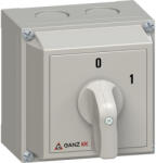 Ganz Ganz BE-KI kapcsoló, tokozott kézikapcsoló 20A, IP65, 4P (KKM0-20-6044) (3AC6044XB00S20)