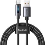Mcdodo CA-5180 Kábel töltéshez és adatátvitelhez, USB/USB-C, 100W, 6A, 1, 2 m, fekete (46727)