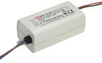 Mean Well Egykimenetes Mean Well LED tápegység, APV-12-24, Vin: 90-264 VAC/127-370 VDC, Vout: 24 VDC / 0-0.5 A, P: 12 W (APV-12-24)