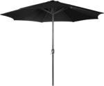 Miadomodo Umbrelă cu mâner 250 cm, negru (AMPS05-2,5m-Pirate)