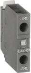 ABB CA4-01 Segédérintkező blokk homlokfelületre, 1 NC 1SBN010110R1001 (1SBN010110R1001)