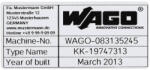 Wago jelölő 70×33 mm 500 db/tekercs (210-802) (210-802)
