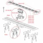 Alcadrain Távtartó elem folyókarácshoz (Z0232) (Z0232-ND)