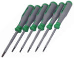 Wago 206-2101 VDE szigetelt csavarhúzó készlet, 6db-os, zöld/szürke 1000V (206-2101)