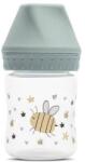 Lorelli Biberon cu Gat Larg Lorelli My Friend Tetina Moale din Silicon 0 Luni+ 125 Ml Iceberg Green (1020085 0006)