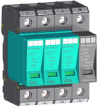 KIWA Villámáram-levezető és túlfeszültség-védelmi készülék PO I eco 3+1 280V 7kA T1+T2 (B+C) KIWA 81.206 (81.206) - lumenet