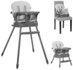 Lorelli Scaun de Masa Bebelusi Lorelli Pentru Copii 3 in 1 Siesta Grey Leather (1010053 2506) Scaun de masa bebelusi, inaltator
