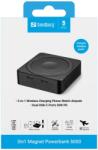 Sandberg 3in1 Magnet Powerbank 5000mAh fekete (421-28)