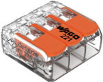 Wago hármas sodrott vezeték összekötő 0, 2-4 mm2 32 A (221-413) (221-413)
