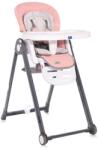 Lorelli Scaun de Masa Bebelusi Lorelli Party Spatar Reglabil Cadru Aluminiu Pliere Compacta Roz Blossom Leather (1010037 2145) Scaun de masa bebelusi, inaltator