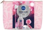 Nivea Készlet: NIVEA Rose Touch nappali krém rózsavízzel, 50 ml + NIVEA micellás víz rózsavízzel, 400 ml + NIVEA Soft Rose ajakbalzsam 5.5 ml + Ajándéktasak
