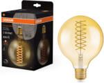 OSRAM E27 LED 8, 4W, 806 lm, 2400 K, candlelight, dimmelhető, arany színű színű üveg-60 W izzó helyett - Vintage 1906 DIM Classic Globe125 Gold filament (4099854137884)
