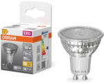 OSRAM GU10 LED 6, 1W, 575 lm, 2700 K, melegfehér, áttetsző üveg-80 W izzó helyett - Star Spot PAR16 (4099854457388)